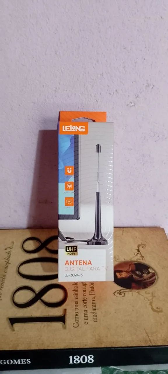 Antena Digital para TV HDTV/UHF - 5 metros 