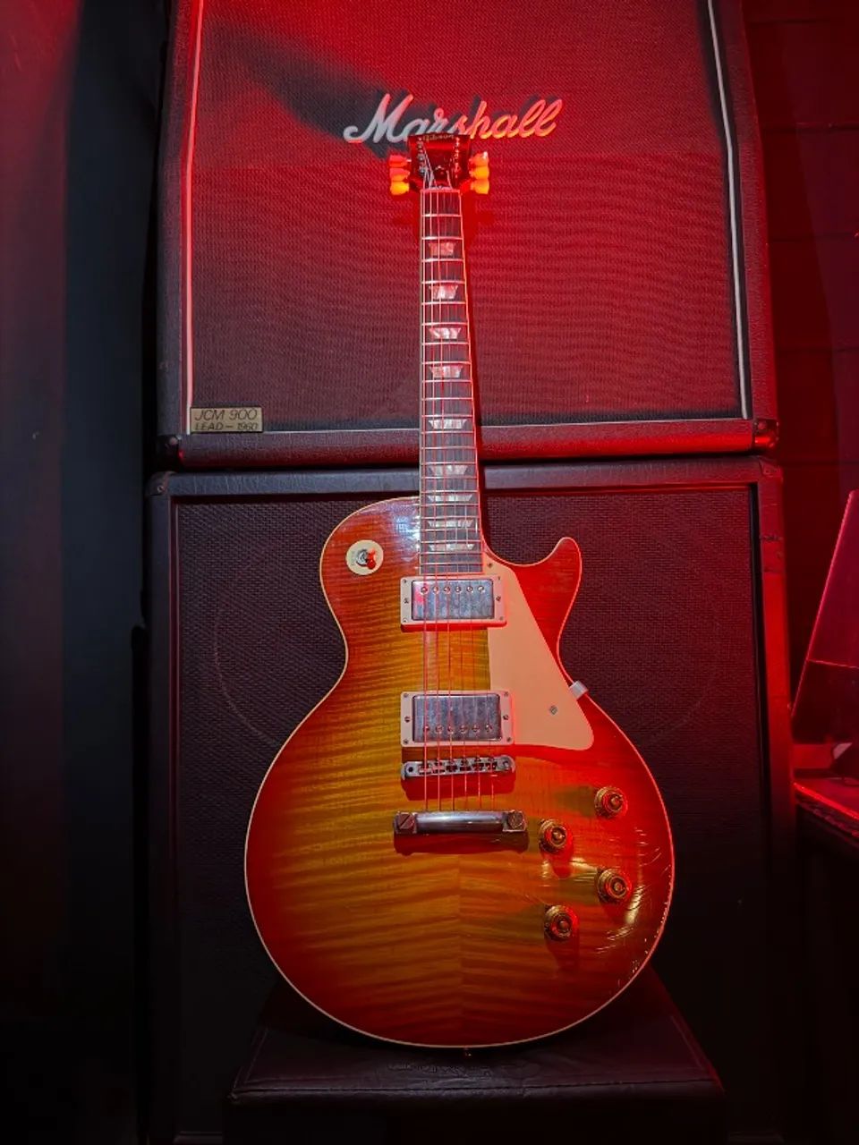 Gibson Les Paul Custom Shop Murphy Lab Ultra Light Aged 59 Washed Cherry