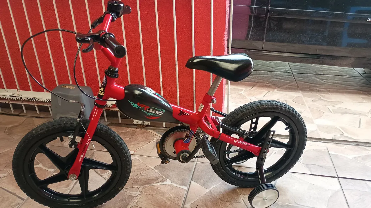 Bicicleta Infantil VR500 Vermelha aro 16