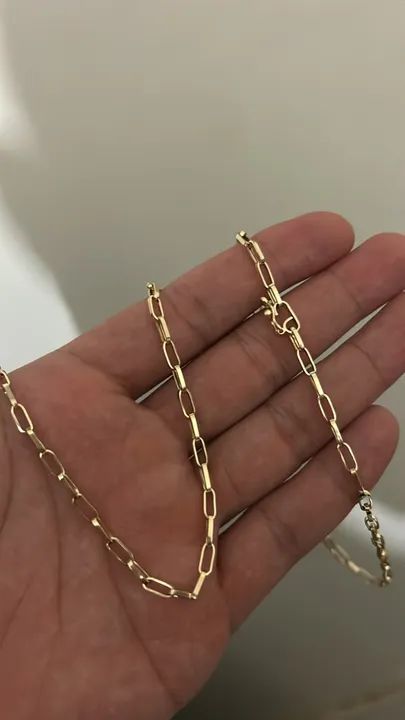 Correte 15g maciço Tijolinho Ouro 18k - Foto 3