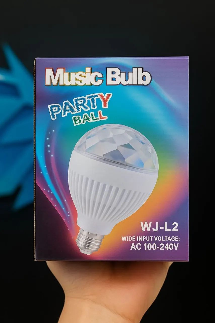 Lâmpada Bluetooth com Som e Luz RGB - Party Ball - Foto 2