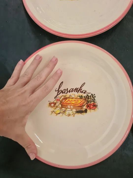 Jogo de 6 Pratos em Cerâmica - Lasanha - Foto 5