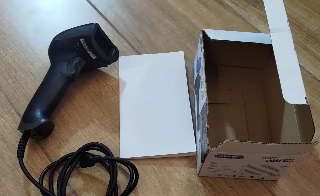 Leitor de Código de Barras KP-1017 USB com fio - Seminovo - Foto 3