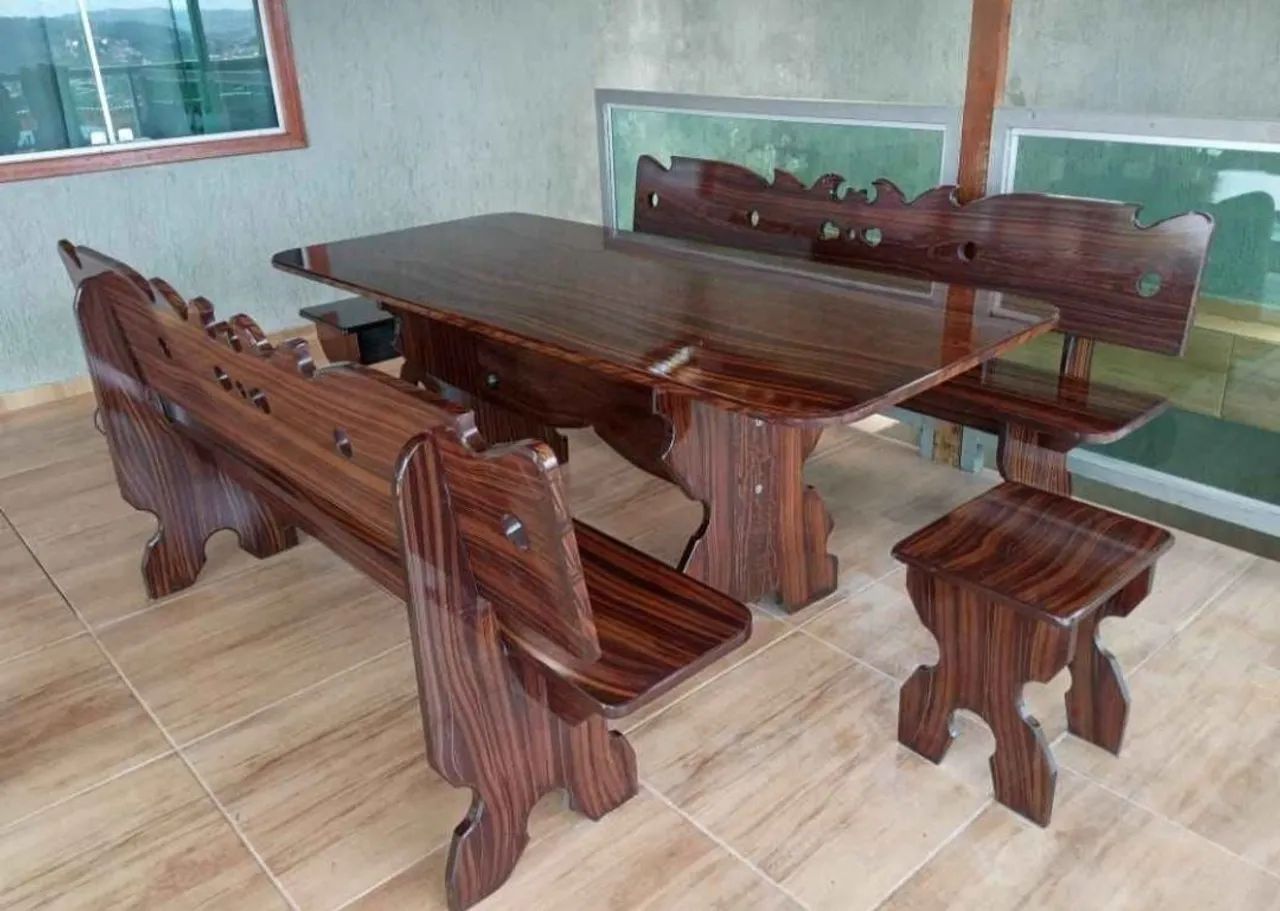 **Arte e Funcionalidade: Móveis de Ardósia Preto Raro para Sua Decoração!"** - Foto 4