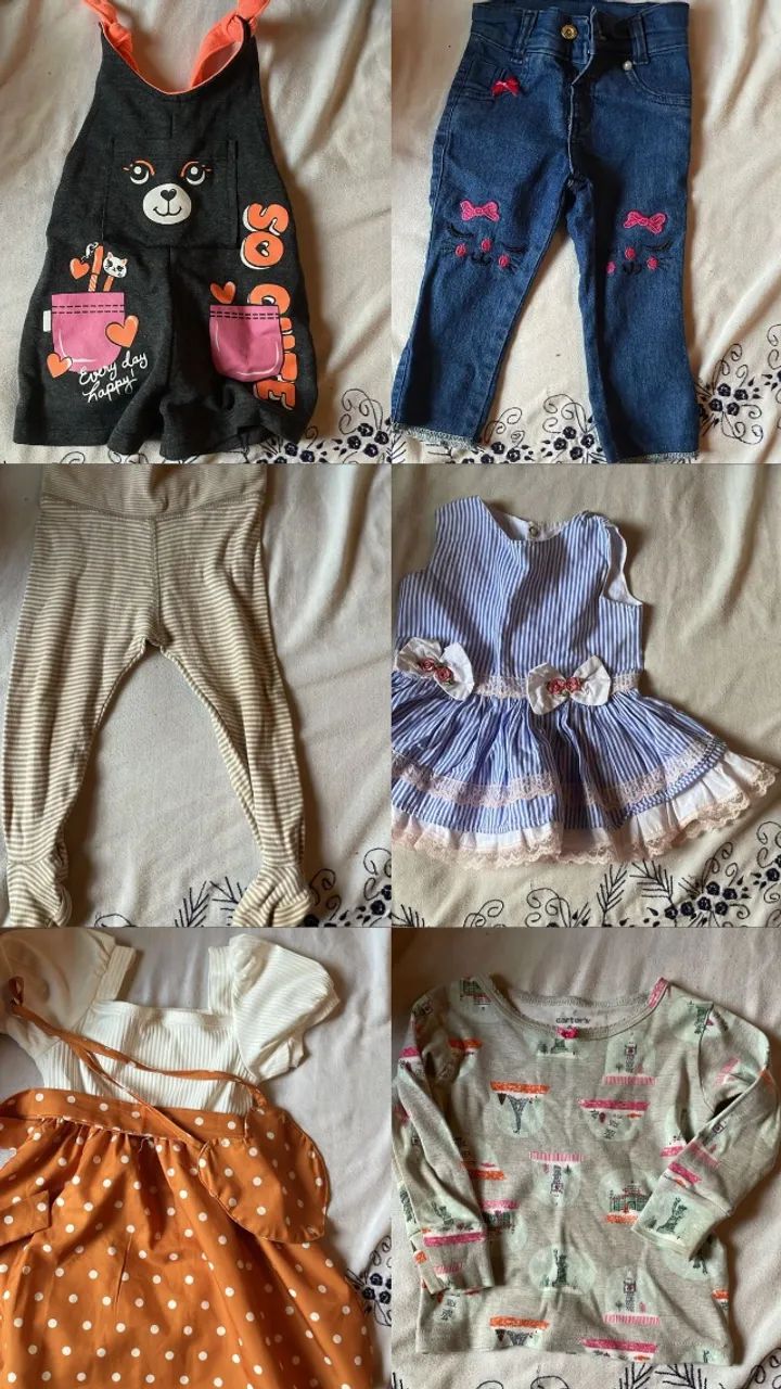 Lote de roupinhas bebê menina - Foto 2