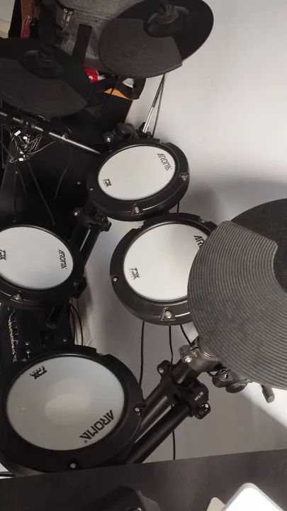 Bateria Eletrônica Aroma TDX-18 Completa! + Caixa Meteoro - Foto 4