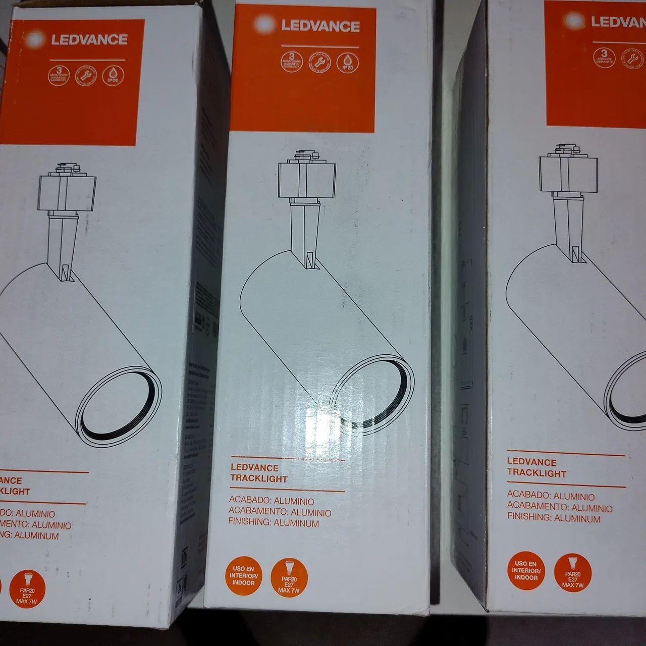 5 Spots LEDVANCE Tracklight Alumínio - Foto 3