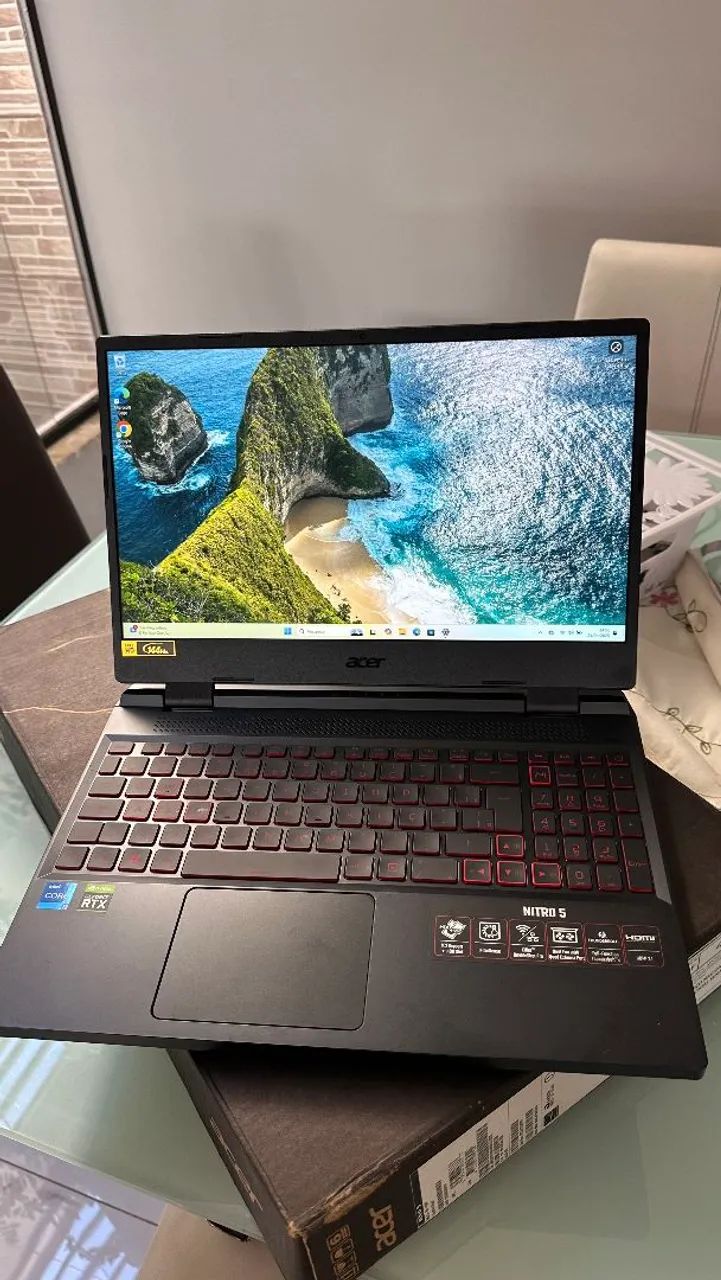 Acer Nitro 5 Gamer | i7 12ª Geração | 16GB RAM | RTX 3050 | SSD 512GB