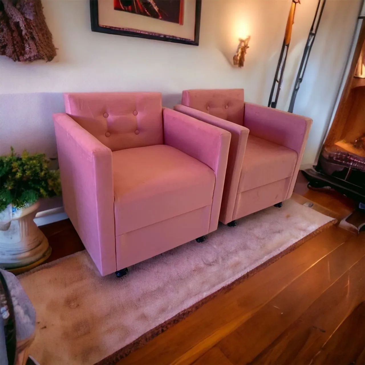 2 POLTRONAS NOVAS de design moderno - Conforto e Elegância! Novos - Foto 3