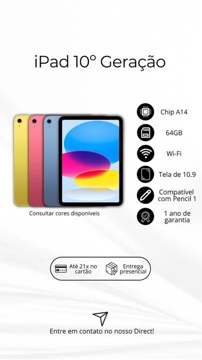 iPad Pro 11 M4 256GB - Tablets e E-Readers - Plano Diretor Norte