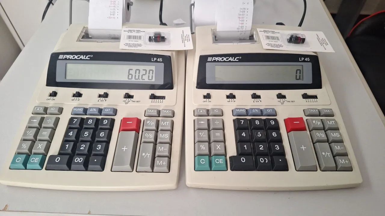 Calculadora Caixa Registradora Procalc LP 45 preço da unidade 