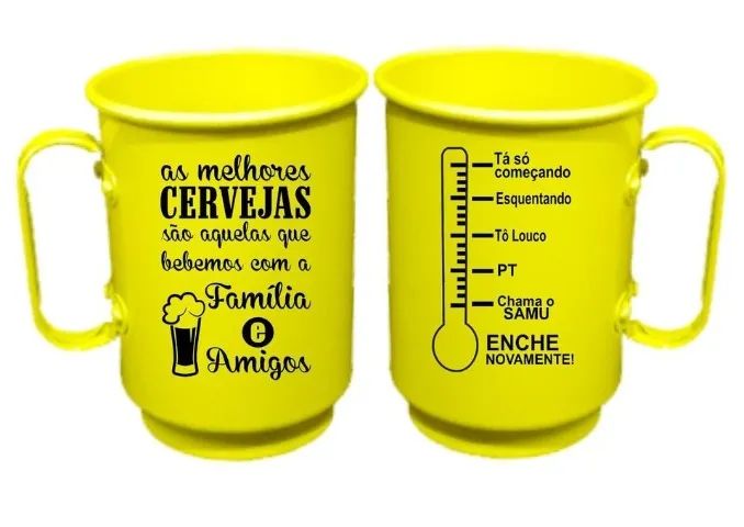 caneca em alumínio em cores  - Foto 4