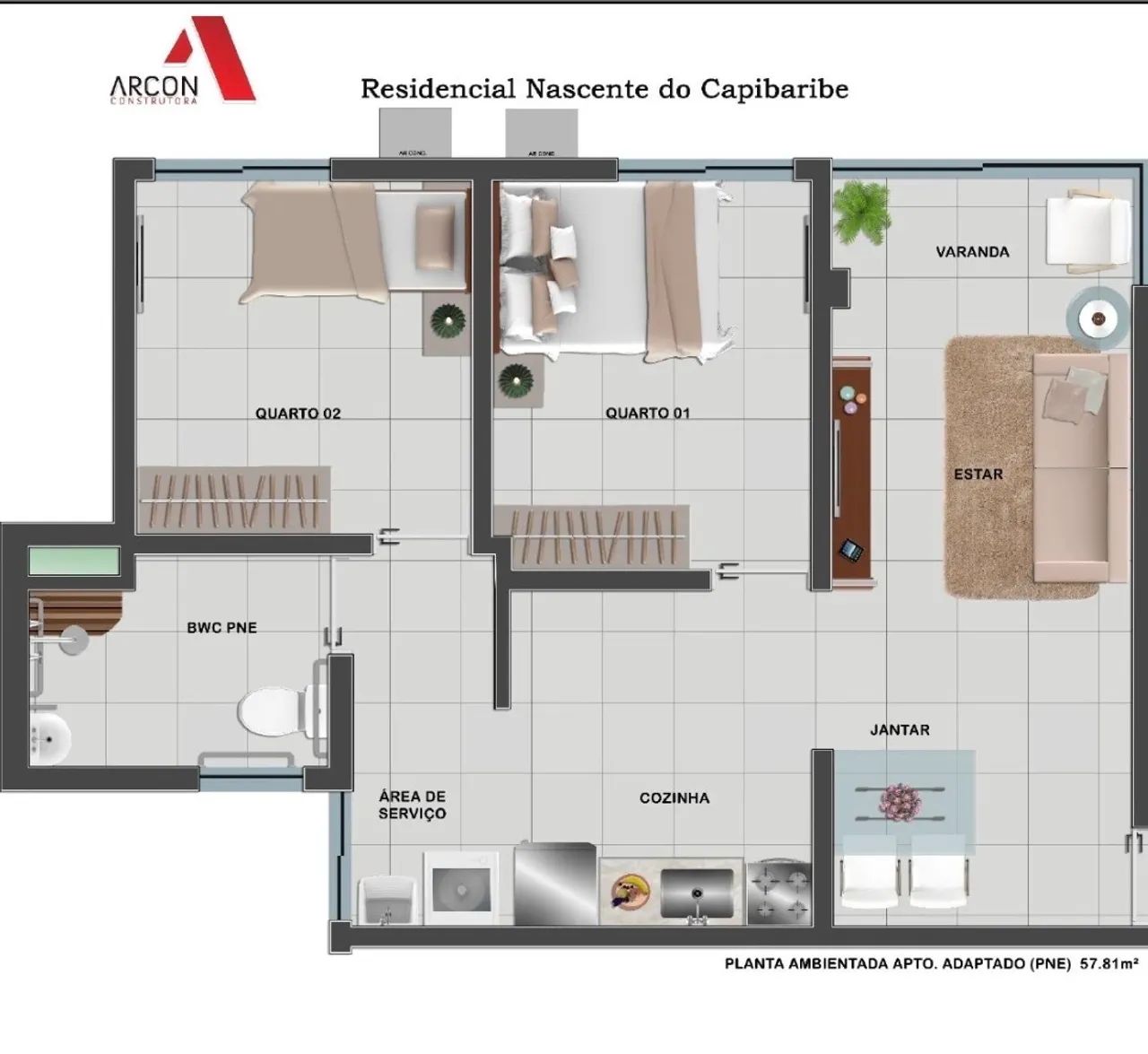 Apartamento em São Lourenço da Mata. - Foto 10
