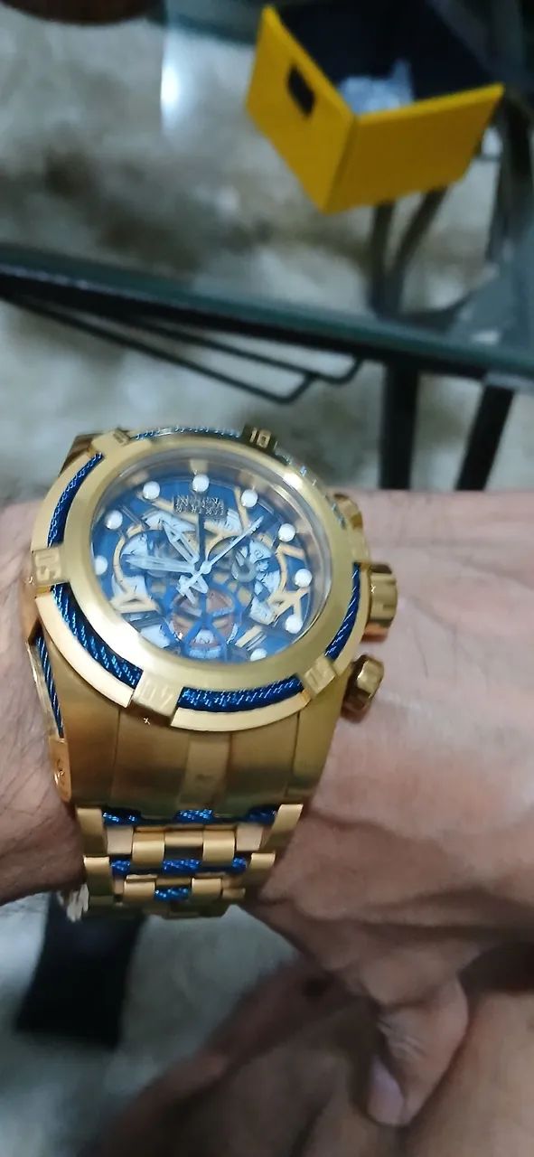 Relógio Invicta Dourado Original - Foto 3