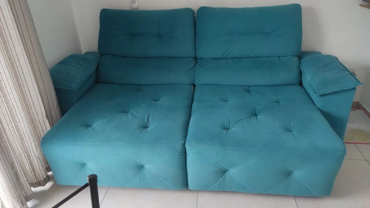 Sofá retrátil 4 lugares 64187451515778120