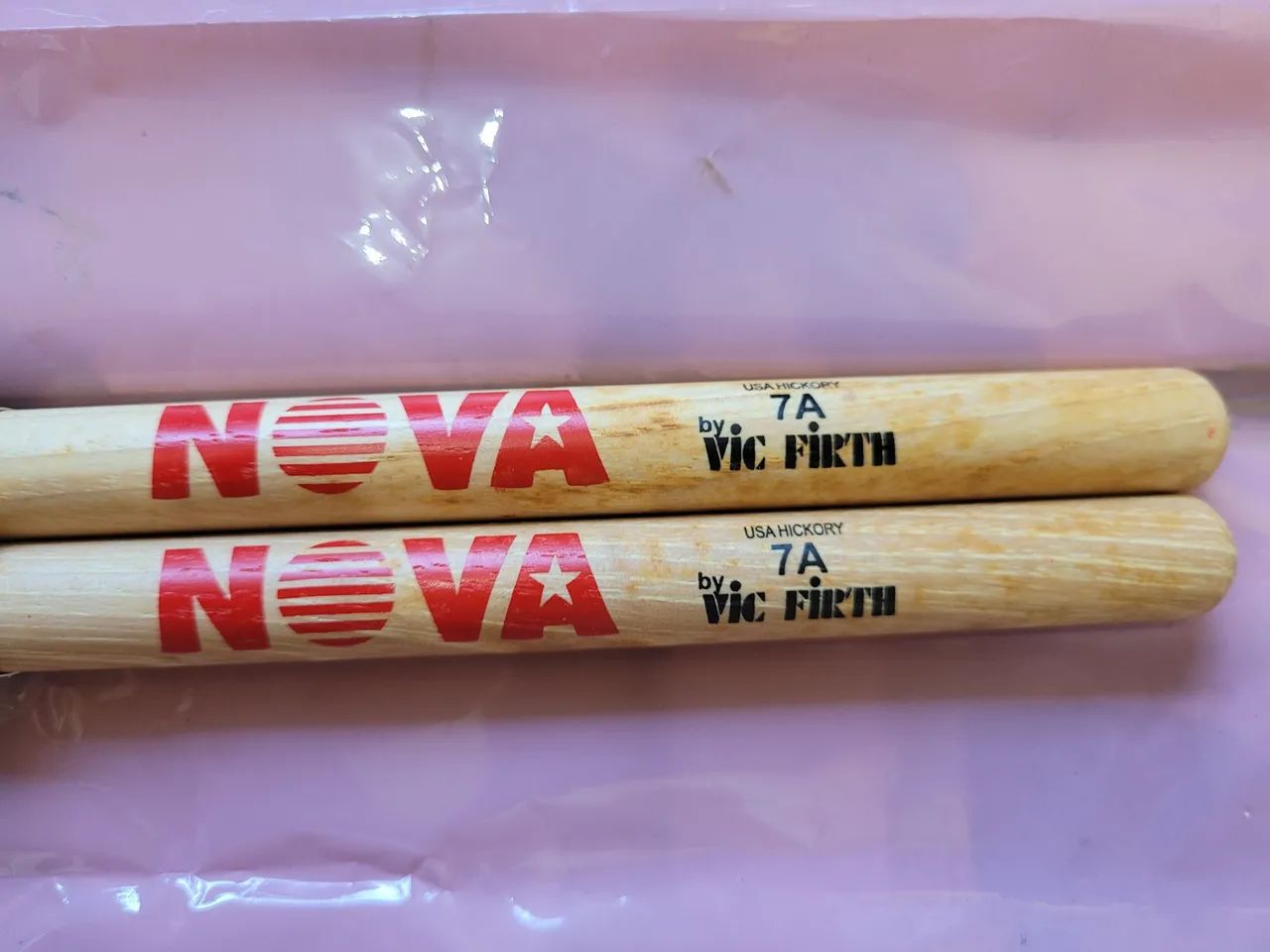 Baquetas 7A NOVA by VIC FIRTH Ponta de Madeira Hickory - Foto 3