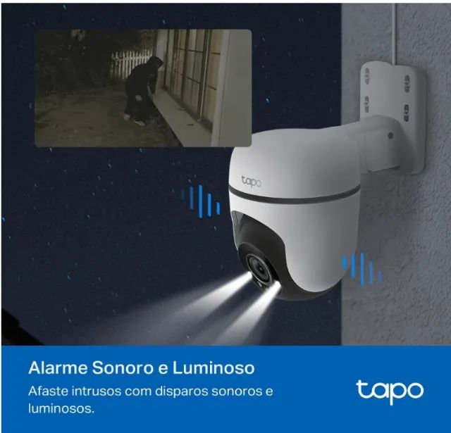 Camera de Segurança wifi Externa TP-Link Tapo C500, Color Night Vision(New), 1080p Full HD
