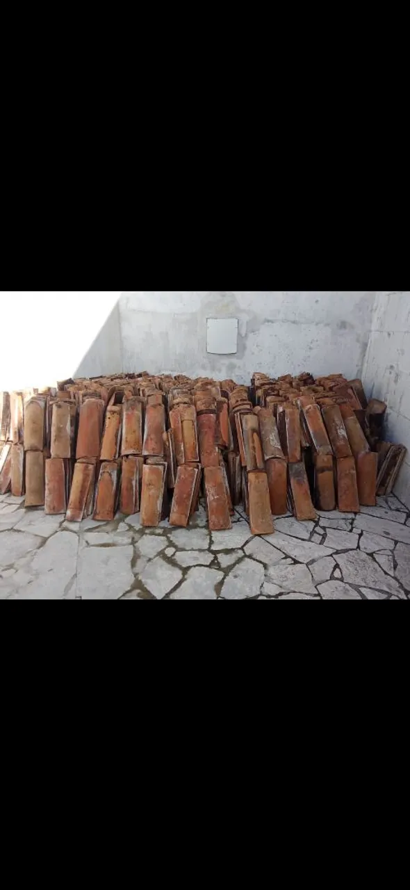 Telhas de barro para construção