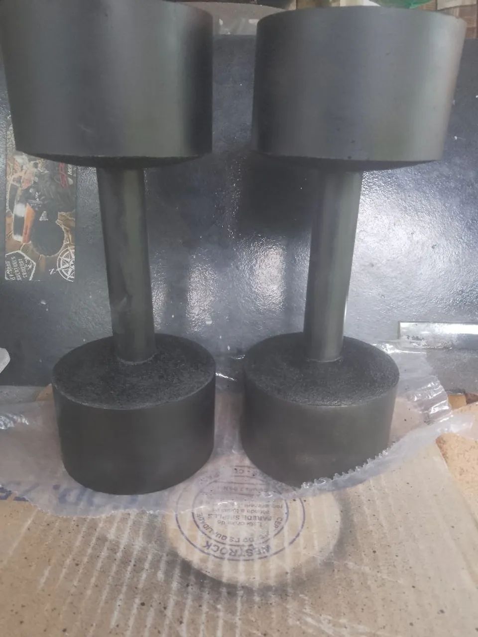 HALTERES de PVC fixo 2,4kg