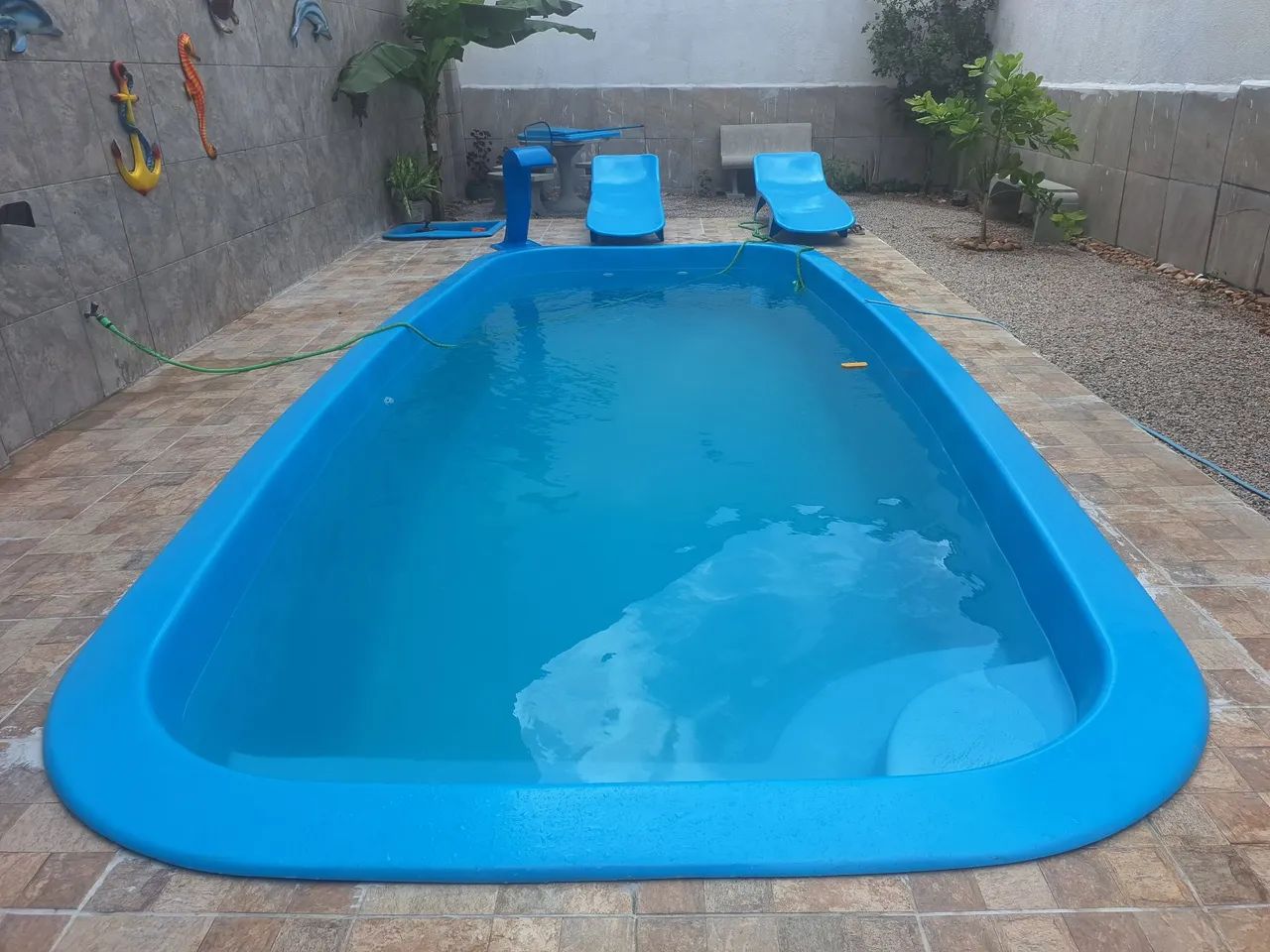 Piscina de fibra 6 mts para área externa - Foto 2