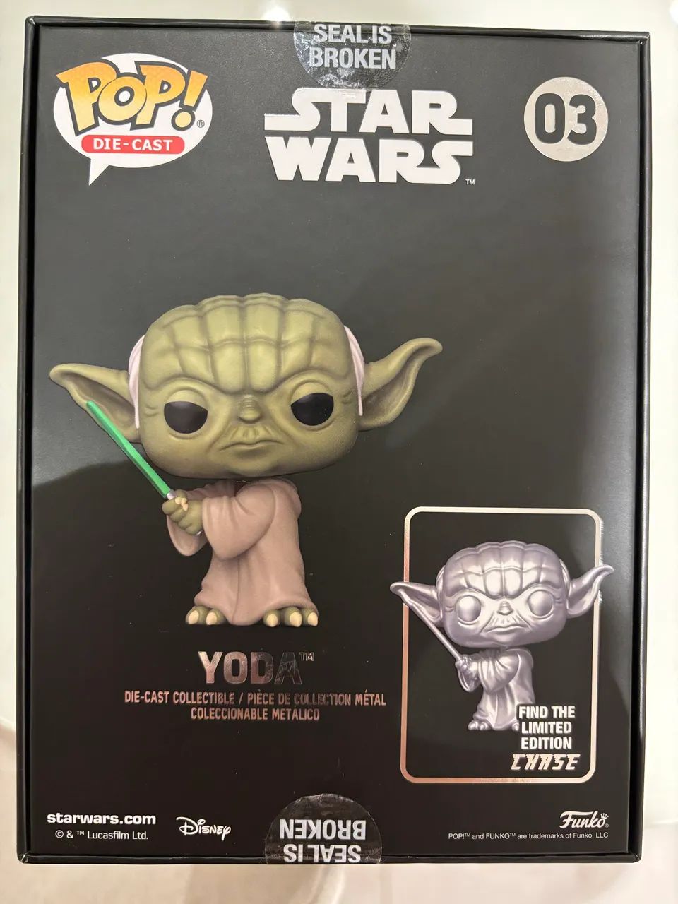 ⭐︎激レア⭐︎Pop! Die-Cast Yoda with Lightsaber Pop! Die-Cast Yoda with Lightsaber
