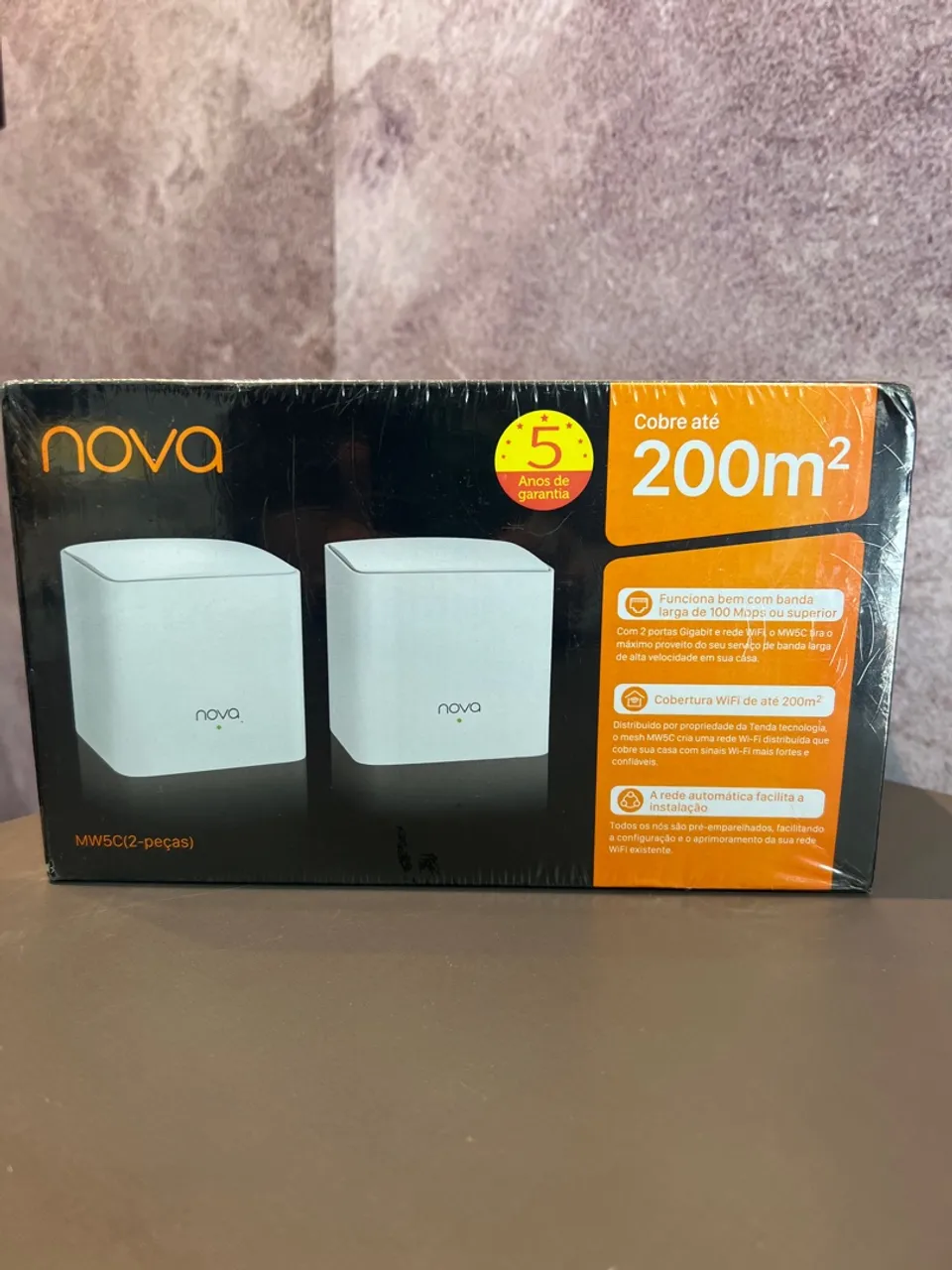 Roteador Mesh Tenda Nova MW5C (2-peças) - Cobertura de até 200m²