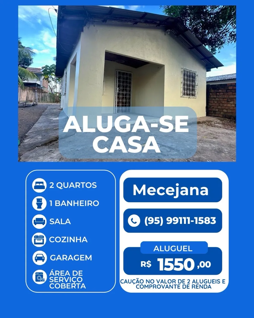 Aluga-se Casa no Mecejana