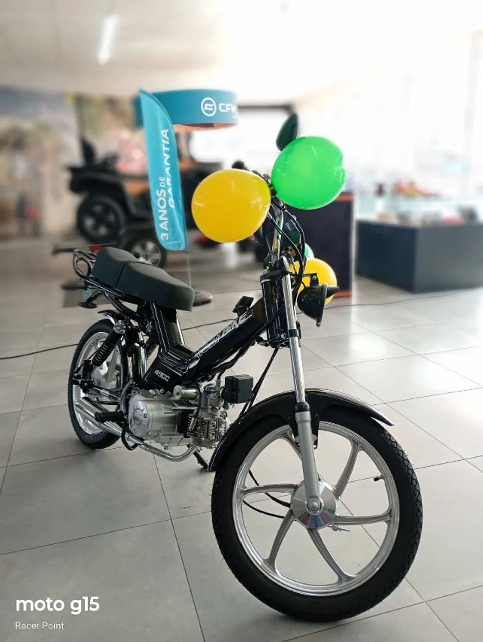 Mobibike 49cc 4 tempos 4 marchas semi automática nova  - Foto 4