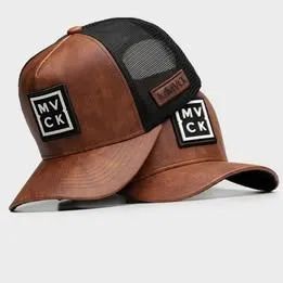 Boné Madrid Trucker Couro MVCK - Foto 4
