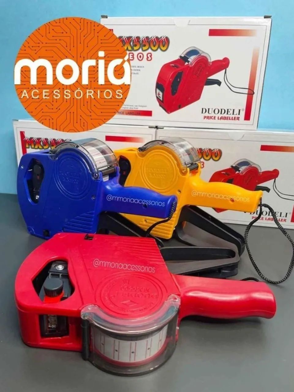 Etiquetadora de Preços 8 Dígitos + Refil + Etiquetas