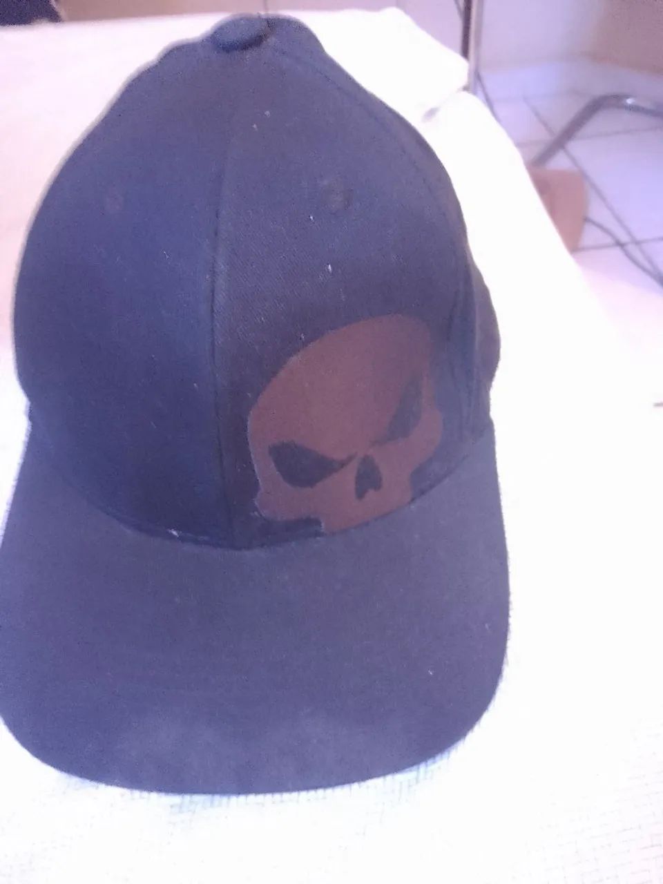 Bone BLACK SKULL iportado preto 