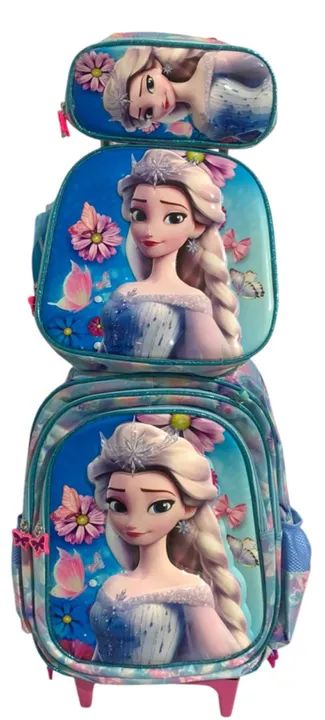 Mochila de rodinhas Frozen - 3 peças