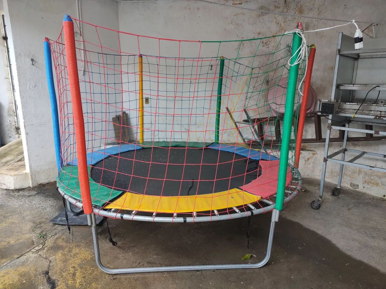 Pula Pula Cama Elástica Infantil de 2,44m / 150kg - Foto 2
