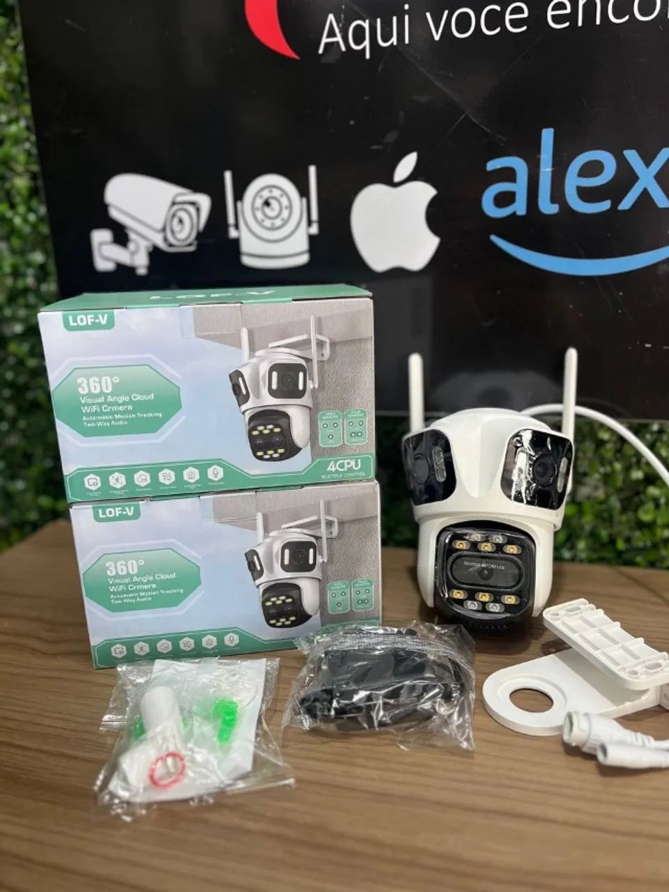 Câmera de Segurança IP Wifi Externa 3 em 1 LOF-V 2.8MPS - Foto 2