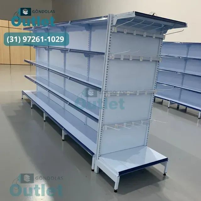 Prateleira para supermercado Gondolas de centro - Foto 2
