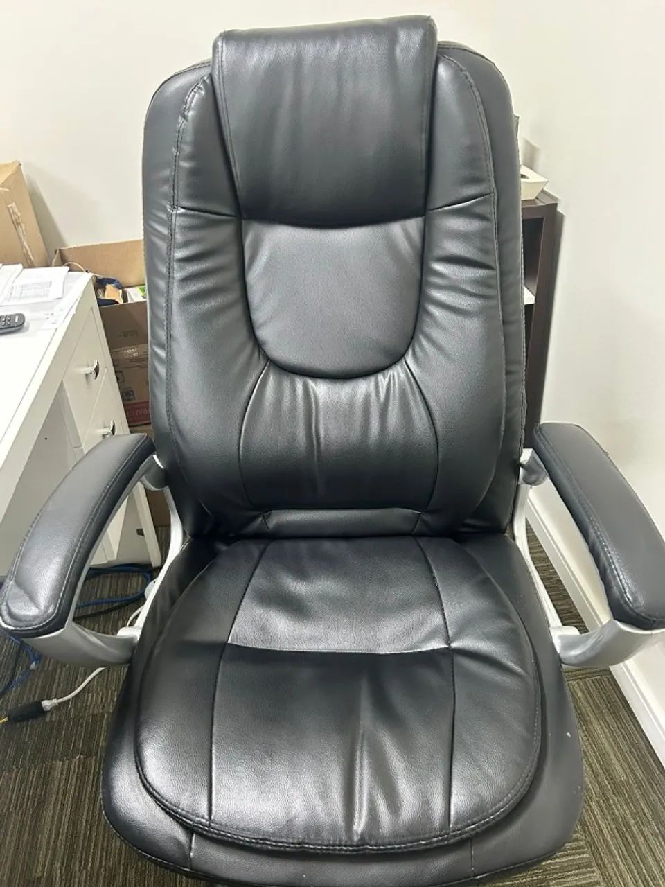 Cadeira almofadada diretor - Costas alta