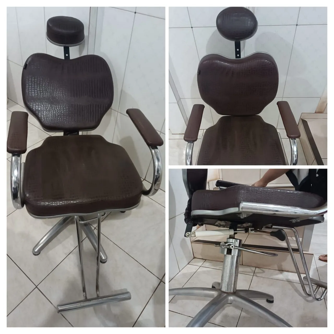 Cadeira para cabeleireiro/barbeiro