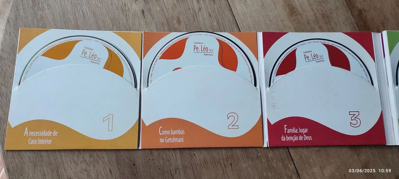Coletânea Pe. Léo SCJ - Palestras. 7 cds - Foto 3