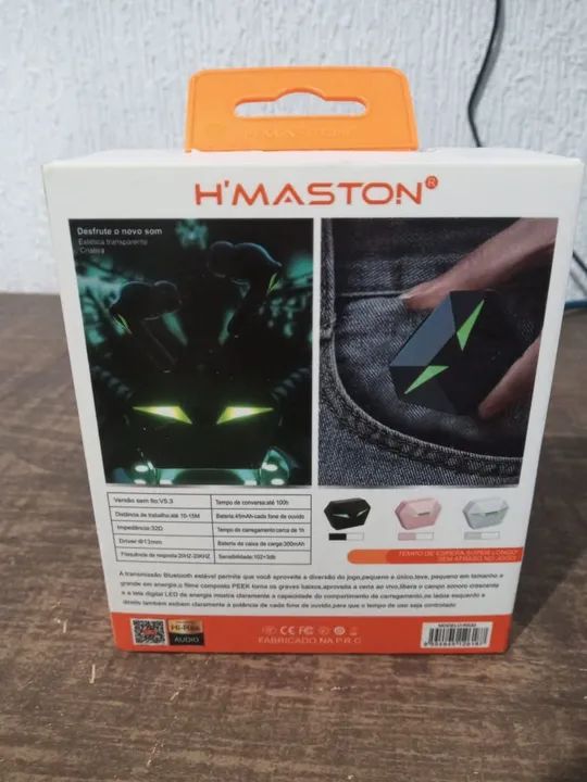 Fone de Ouvido Bluetooth H'MASTON  RS30 - Foto 3