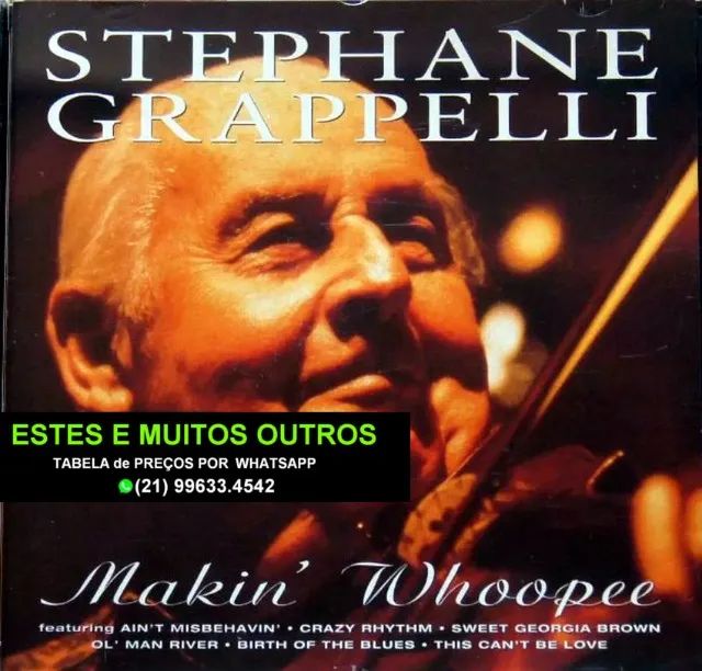 5 Cds do violinista de Jazz Stephane Grappelli. Mais de 900 cds e dvds disponíveis. - Foto 3