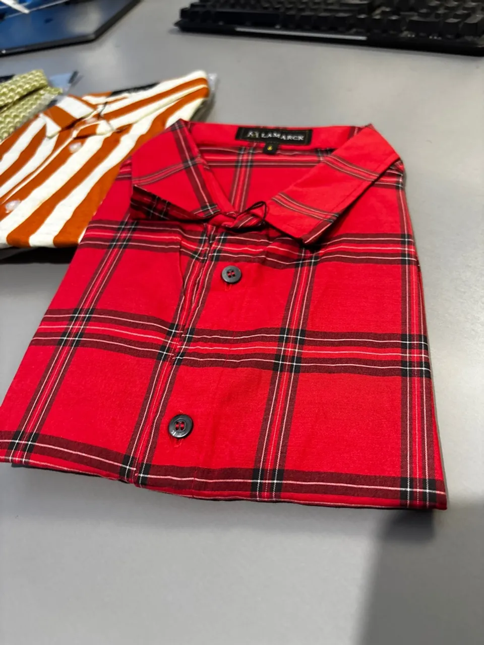 Camisa Xadrez Vermelha Masculina