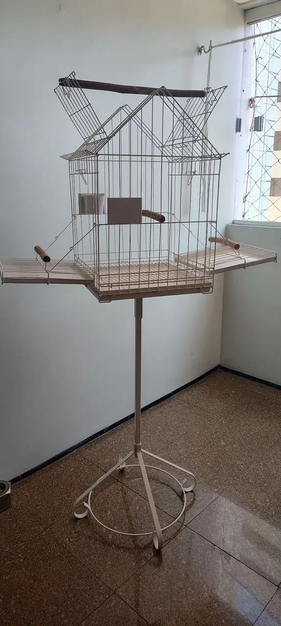 Gaiola para Pássaros com Suporte - Foto 4