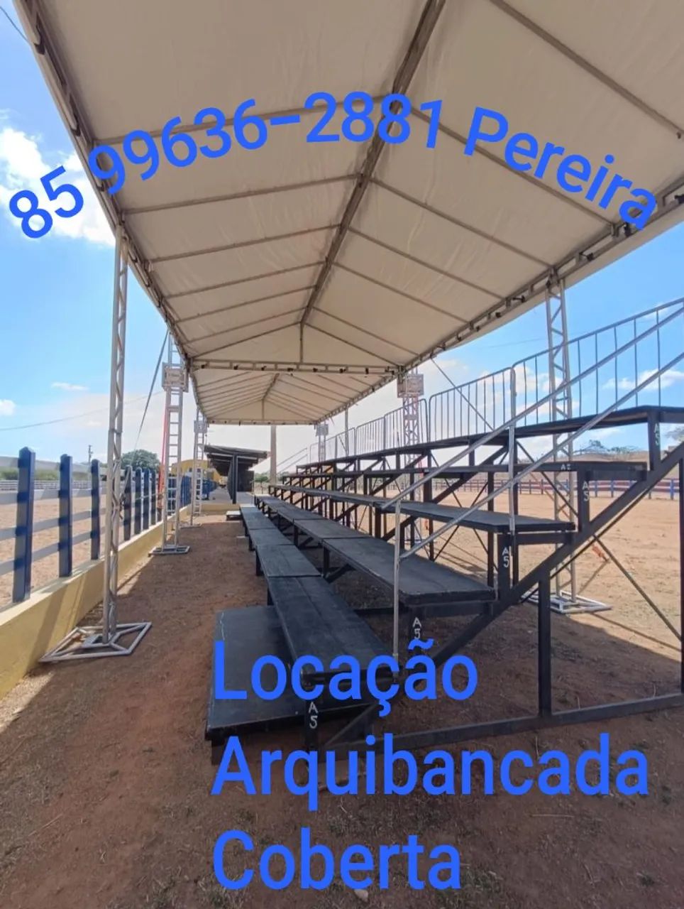 Locação de Arquibancada Coberta