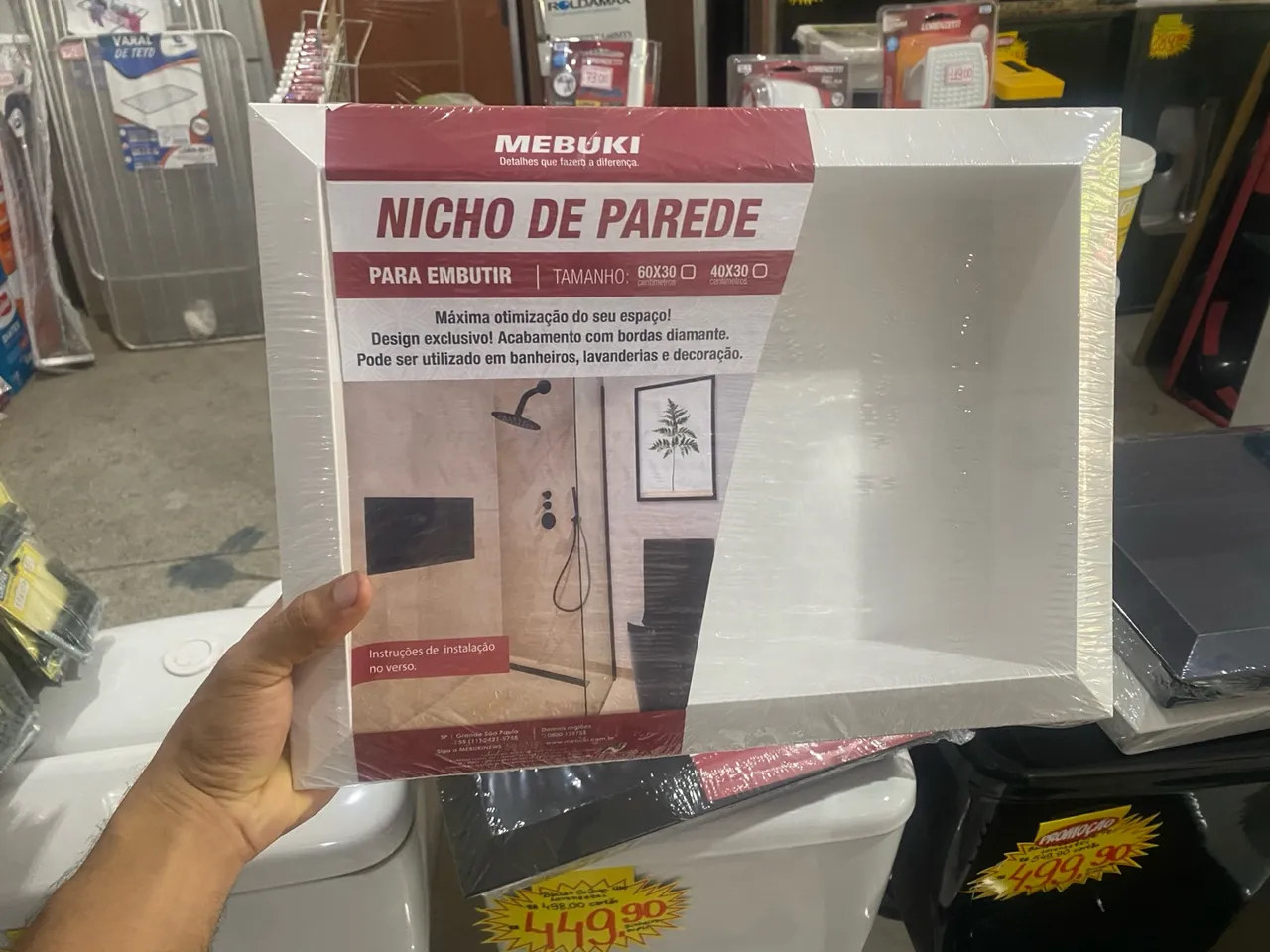 Nicho de Parede para Embutir - Mebuki