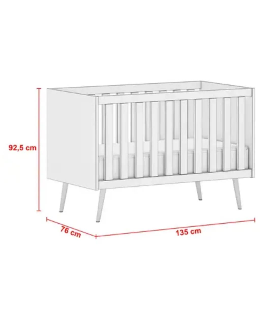 Berço 3 em 1 - mini cama e sofá  - Foto 4