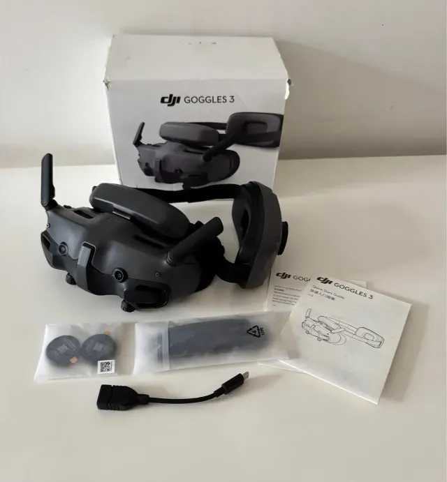 Óculos FPV Dji Goggles 3 p/ Neo Avata2 Air3 Mini4 O3 O4 Air Unit