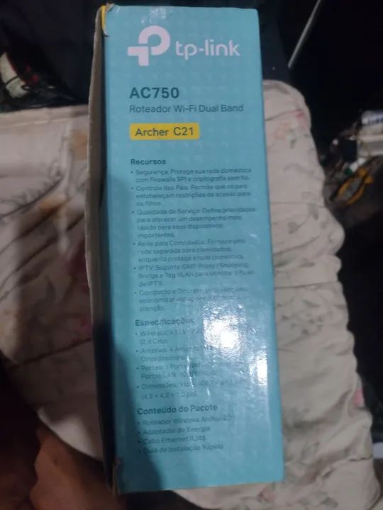 Roteador Wi-Fi TP-Link Archer C21 AC750 Dual Band 5G - Foto 3