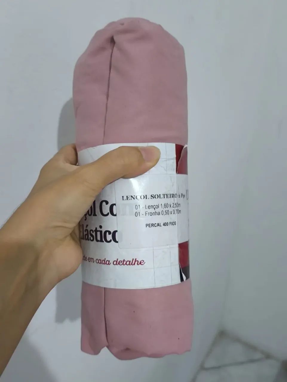 Kit lençol elástico solteiro com fronha  - Foto 5