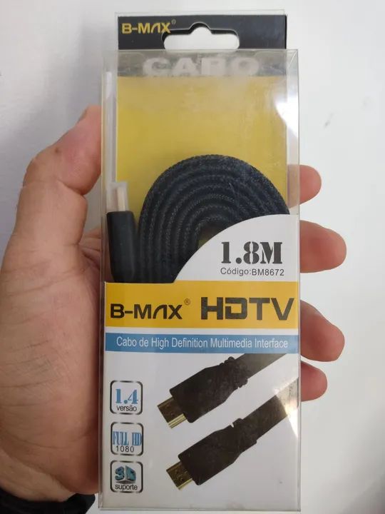 Cabo HDMI 1.8m Full HD 1080p 3D