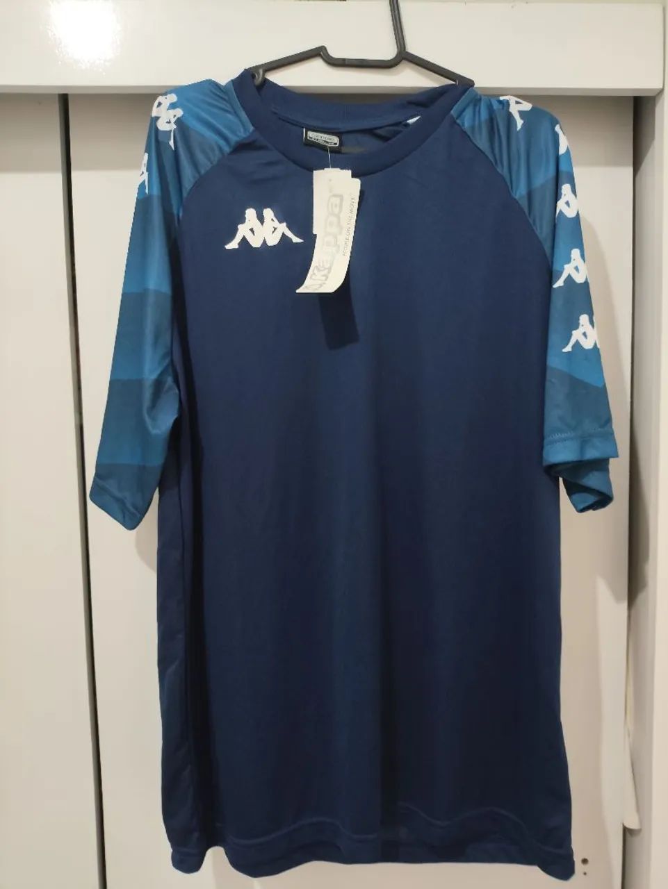 Camisa Kappa Esportiva Azul - Nova com Etiqueta - Roupas Esportivas